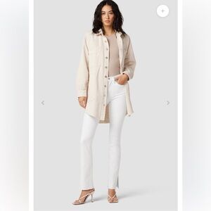 NWT HUDSON | Barbara High-Rise Baby Boot jeans w/ slit hem